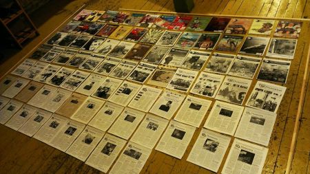 A decade of magazines. PHOTO: Tim McSorley.